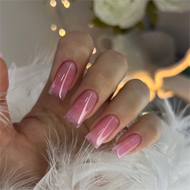 Frenç Manikürü İçin Berrak Açık Pembe  Rubber Base TPO FREE  F3 - 16 Ml