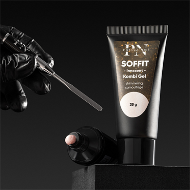 Patrisa Nail Soffit Innocent Kombi Jel - Işıltılı Soğuk Pembe Kombi Jel