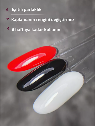 Şeffaf Top Gel Coat No wipe 8 ml TPO FREE