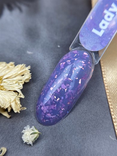 Rubber Lila Potal Parçacıklı Mor Tpo Free Kamuflaj Baz, 8 ml  - Lady