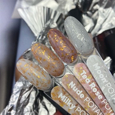 Rubber Altın Potal Parçacıklı Rakı Beyaz Kamuflaj Renkli Base TPO FREE  -Milky