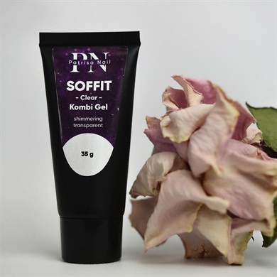 Patrisa Nail Soffit Clear Kombi Jel - Pırıltılı Yarı Şeffaf Kombi Jel