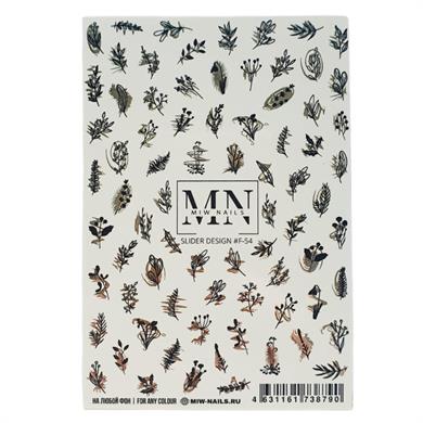 Nail Art Fantezi Slider Stiker – Yıldız ve Galaksi F54