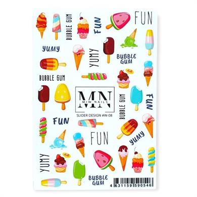 Nail Art Slider Stiker – Bahar Çiçekleri W08