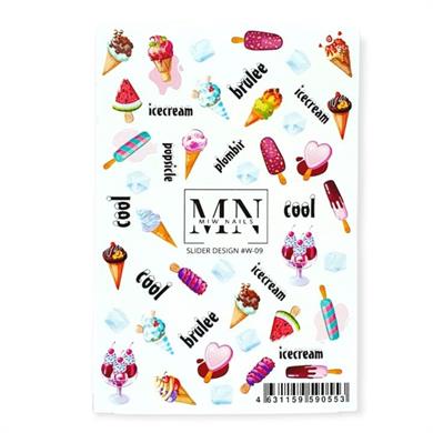 Nail Art Slider Stiker – Vahşi Çiçekler W09