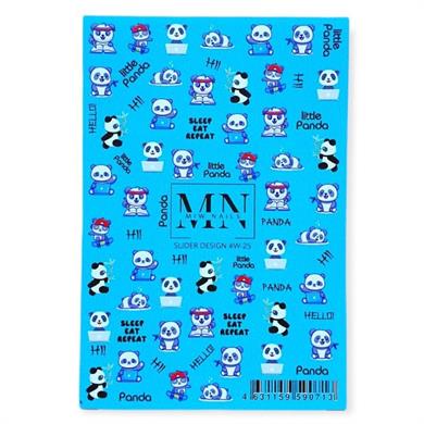 Nail Art Slider Stiker – Kalpler ve Aşk W25