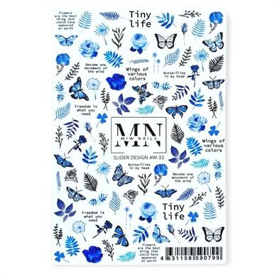 Nail Art Slider Stiker – Romantik Güller W33