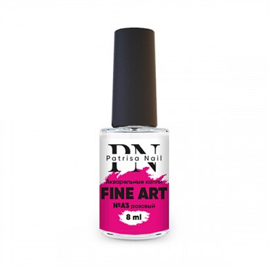 Sulu Boya Fine Art A3 Akvarel Damla Pembe 8 ml Nail Art Tasarım Boyası