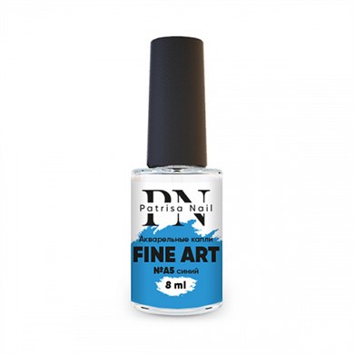 Sulu Boya Fine Art A5 Akvarel Damla Mavi 8 ml Nail Art Tasarım Boyası