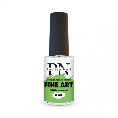 Sulu Boya Fine Art A6 Akvarel Damla Yeşil 8 ml Nail Art Tasarım Boyası