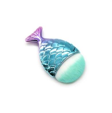 Balık Desenli Nail Art Toz Fırça
