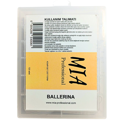 Üst Balerina Form 120 Adet - Poly Gel ve Jel İçin Dual Form