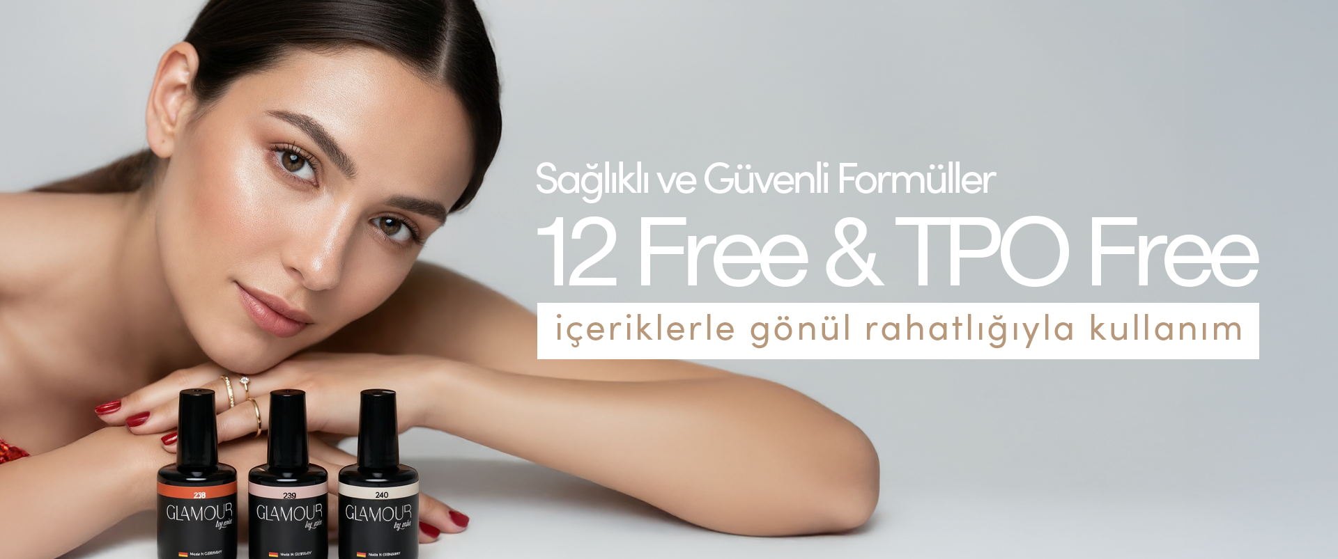 Almanya'dan İthal 12 Free Formula Tırnak Ürünleri - Avrupa Standartlarında Güvenli Manikür