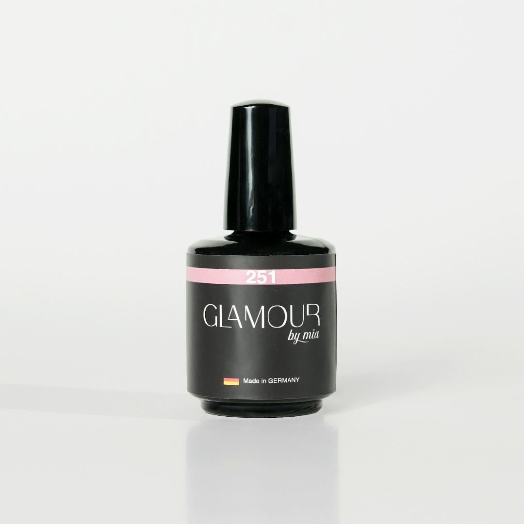 Glamour by MiaCanlı Renk Kalıcı Oje ÇeşitleriGlamour Pudra Rengi Kalıcı Oje 251 TPO FREE