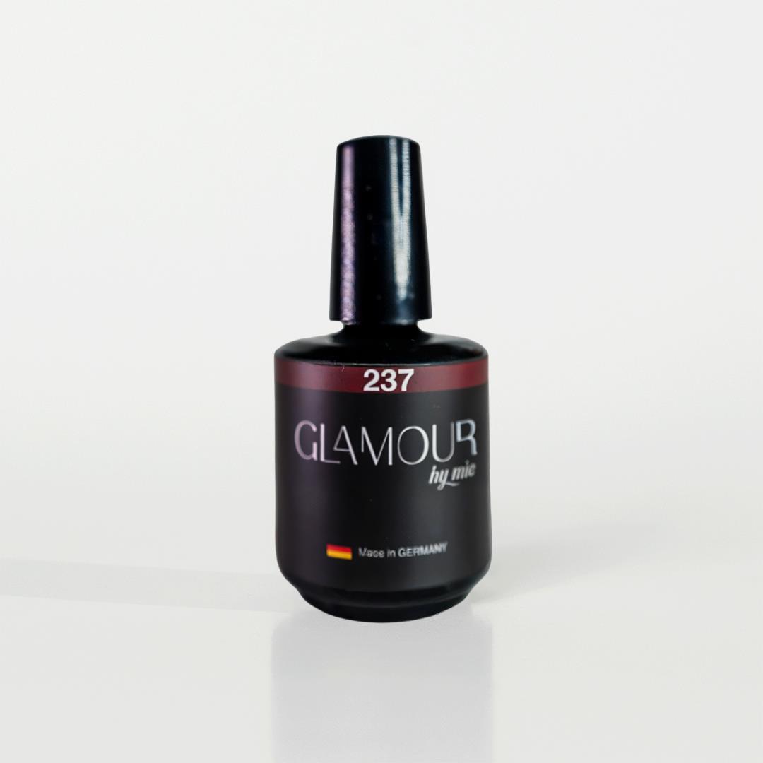 Glamour by MiaCanlı Renk Kalıcı Oje ÇeşitleriGlamour Simli Bordo Kalıcı Oje 237 TPO FREE