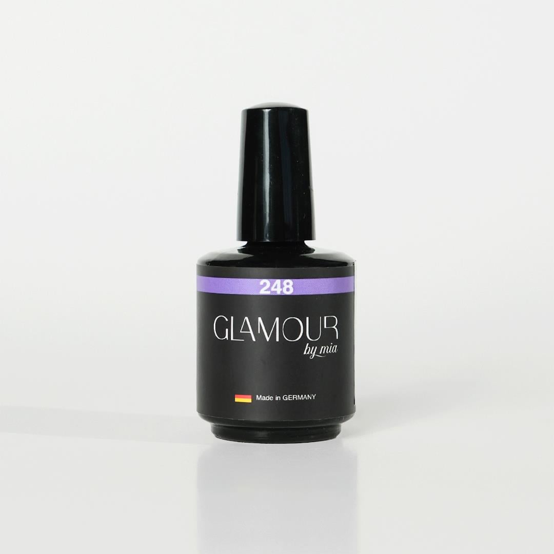 Glamour by MiaCanlı Renk Kalıcı Oje ÇeşitleriGlamour Açık Mor Kalıcı Oje 248 TPO FREE