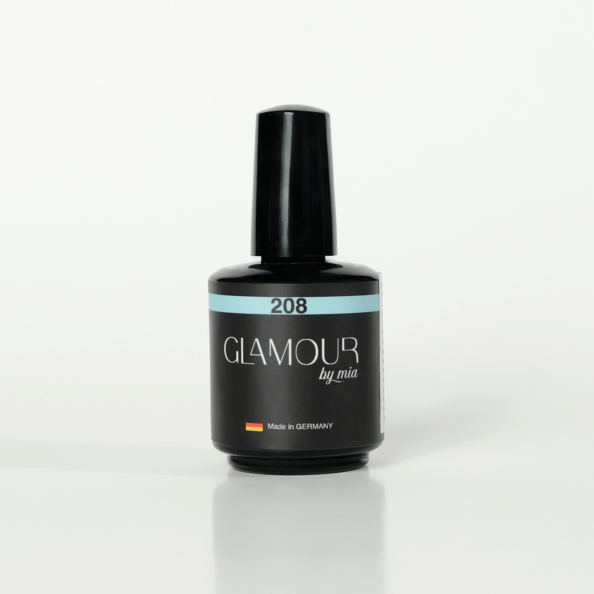 Glamour by MiaCanlı Renk Kalıcı Oje ÇeşitleriGlamour Açık Mavi Kalıcı Oje 208 TPO FREE