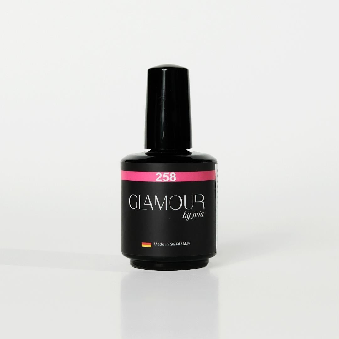 Glamour by MiaCanlı Renk Kalıcı Oje ÇeşitleriGlamour Koyu Pembe Kalıcı Oje 258 TPO FREE