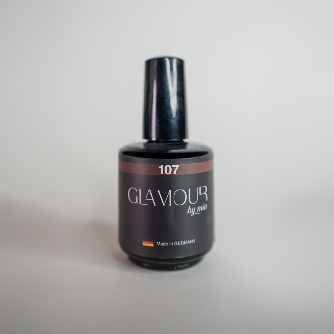 Glamour by MiaKahverengi Kalıcı Oje ÇeşitleriGlamour by Mia 107 Kül Taş Nude  Kalıcı Oje 15 ml – HEMA Free – TPO Free – 12 Free – UV/LED