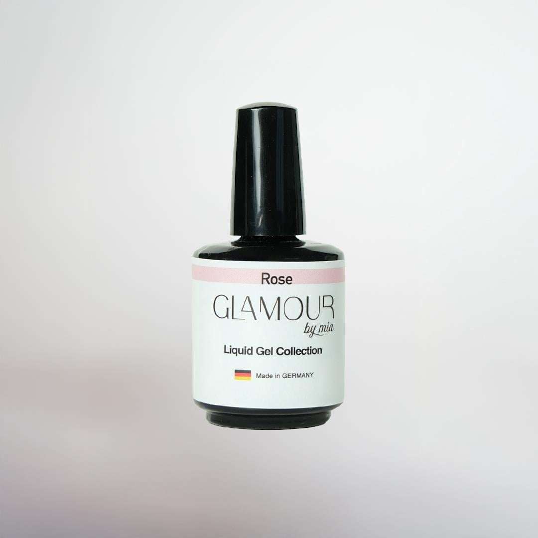 Glamour by MiaLikit Tırnak JeliLiquid Gel Rose –Pembe rengi profesyonel likit jel  (Builder Gel / Yapılandırıcı Jel)