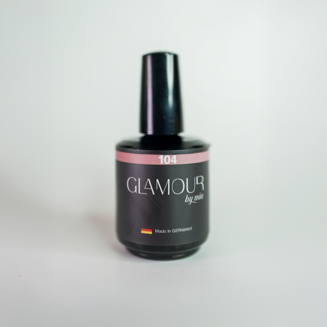 Glamour by MiaPembe Kalıcı Oje ÇeşitleriGlamour by Mia 104 Bebek Pudrası Nude Kalıcı Oje 15 ml – HEMA Free – TPO Free – 12 Free – UV/LED 