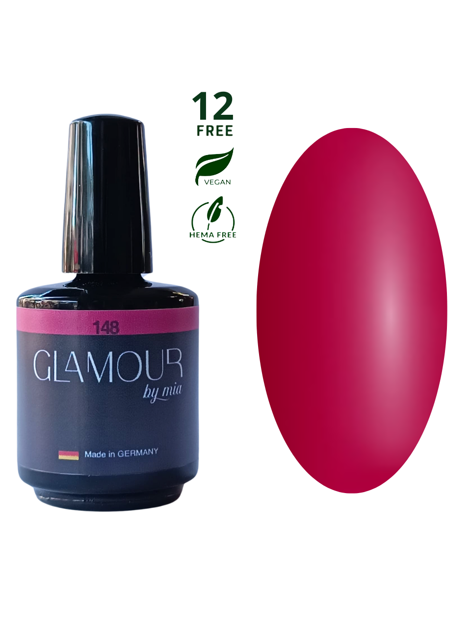 Glamour by MiaRedGlamour Kalıcı Oje 148