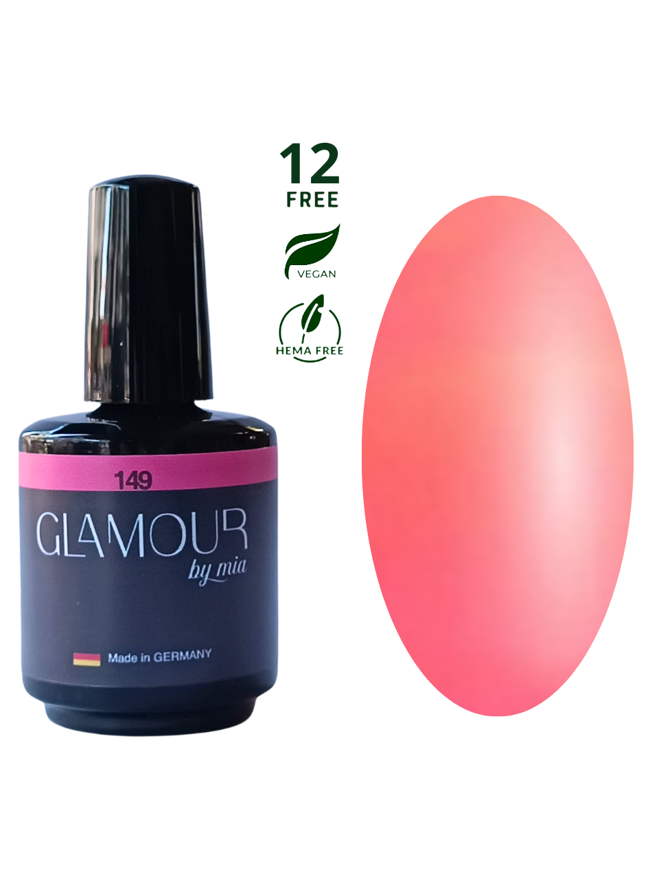 Glamour by MiaRedGlamour Kalıcı Oje 149