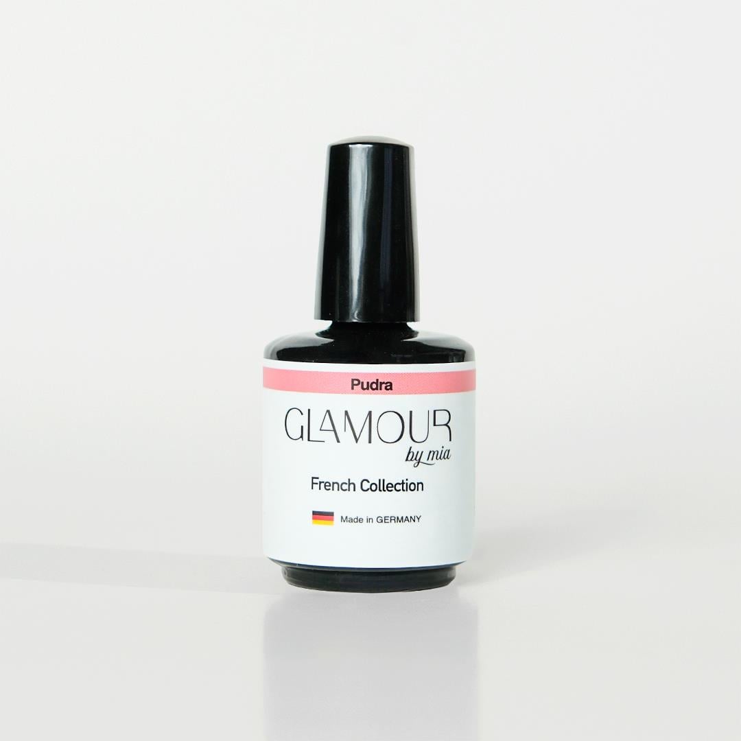 Glamour by MiaRenkli Base CoatPudra Pembe Rubber Base – Yumuşak Nude Güçlendirici – TPO Free – Uzun Kalıcılık – 15 ml