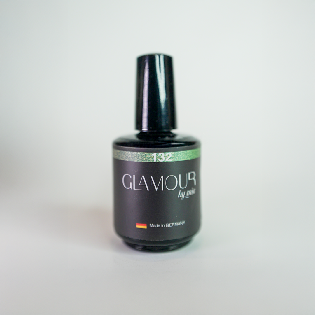 Glamour by MiaSimli Kalıcı Oje ÇeşitleriGlamour Simli Yeşil Rengi Kalıcı Oje 132 TPO FREE