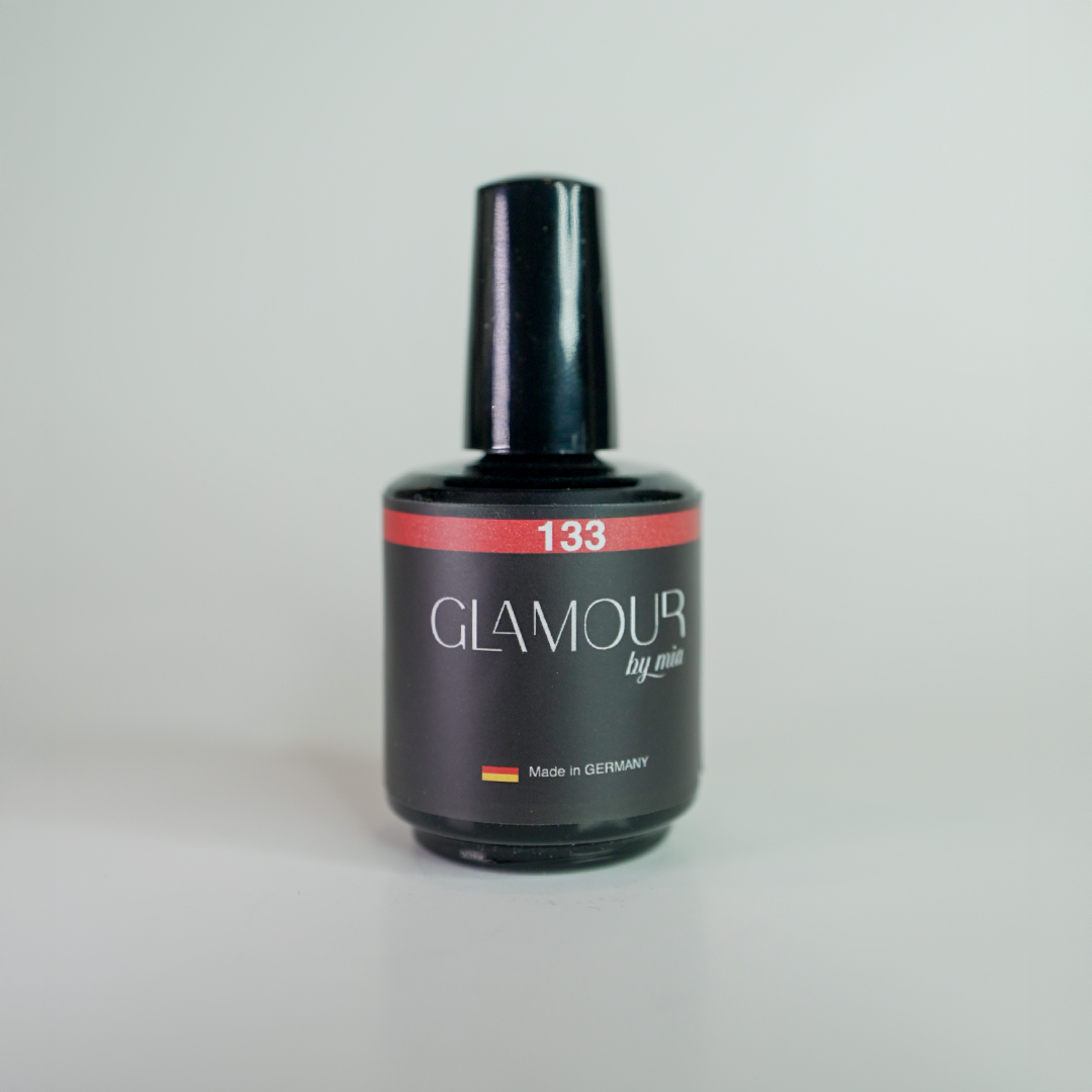 Glamour by MiaSimli Kalıcı Oje ÇeşitleriGlamour Simli Kırmızı Rengi Kalıcı Oje 133 TPO FREE
