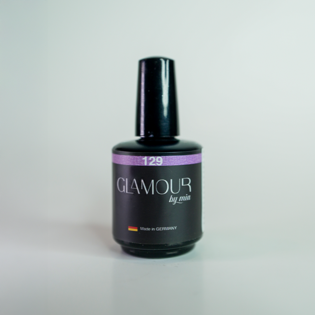 Glamour by MiaSimli Kalıcı Oje ÇeşitleriGlamour Sedefli Lila Rengi Kalıcı Oje 129 TPO FREE