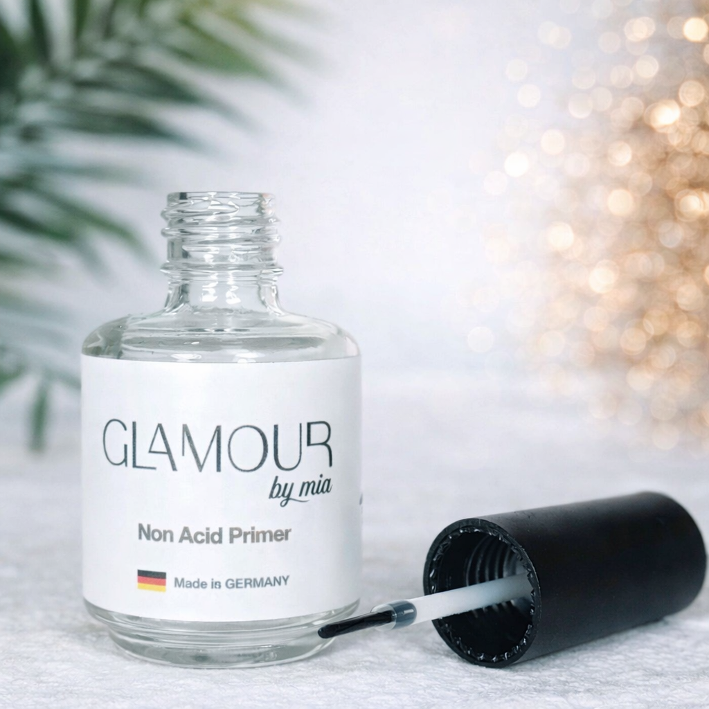 Glamour by MiaYardımcı SıvılarGlamour By Mia  Acid-Free Primer (Asitsiz) – 15 ml, Almanya Menşeli, Kalıcı Oje & Protez Tırnak