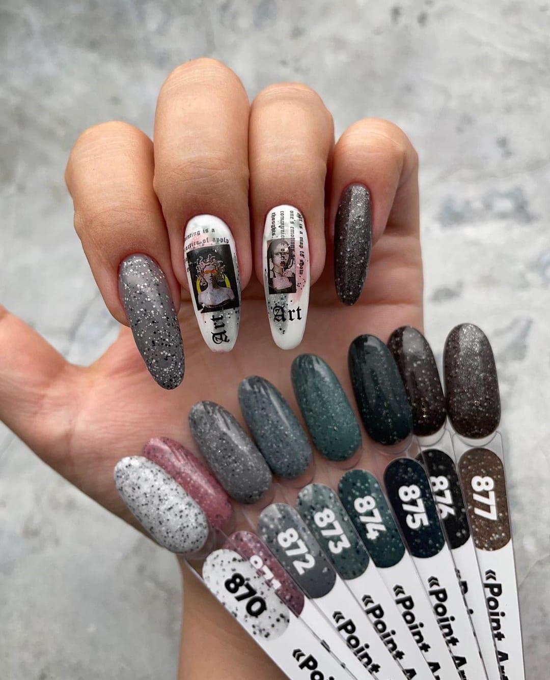 Patrisa NailPoint.ArtKalıcı oje Point.Art 8ml 876 Kendiliğinden desenli