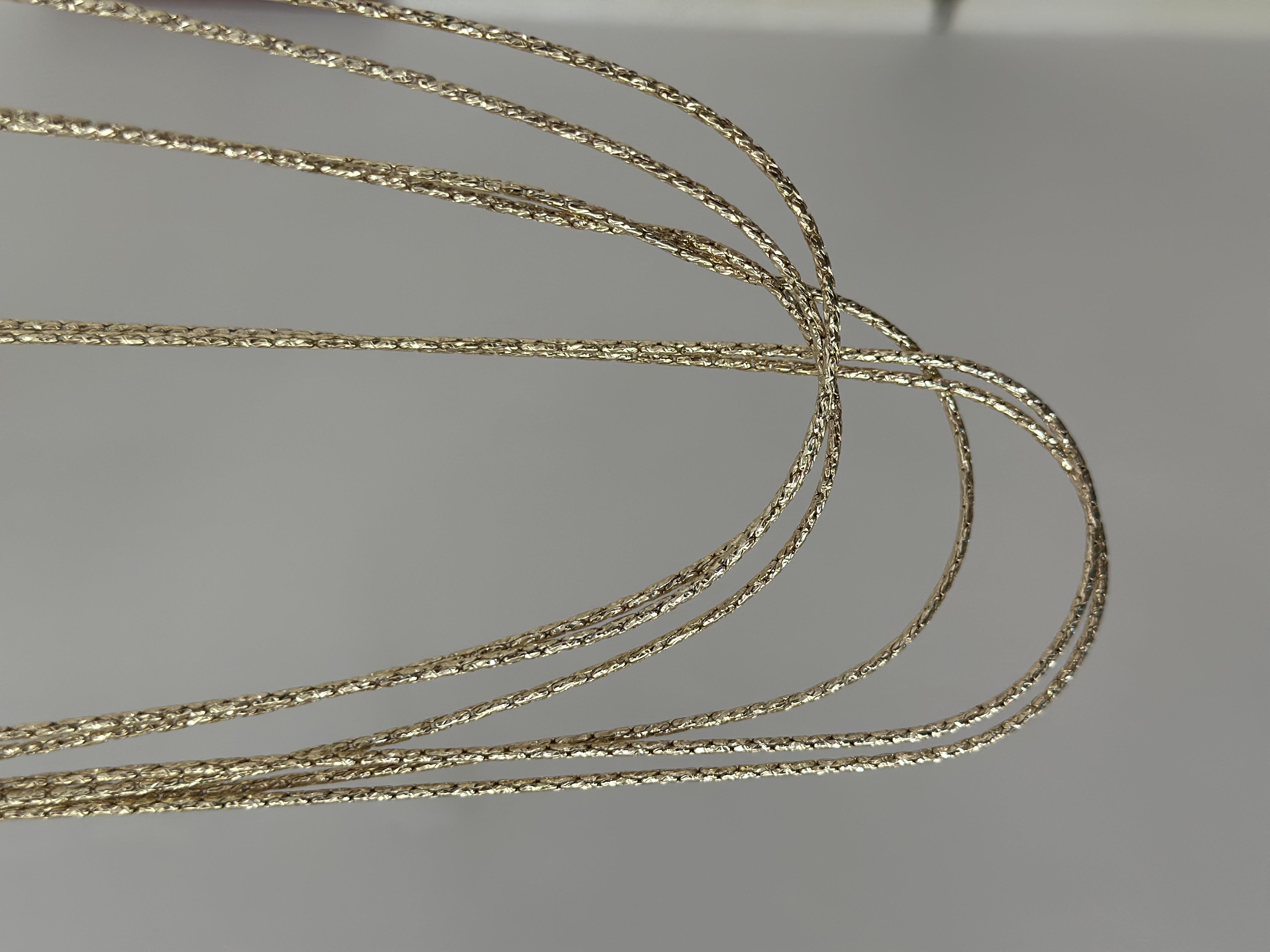 14k Ezme Zincir 70 cm