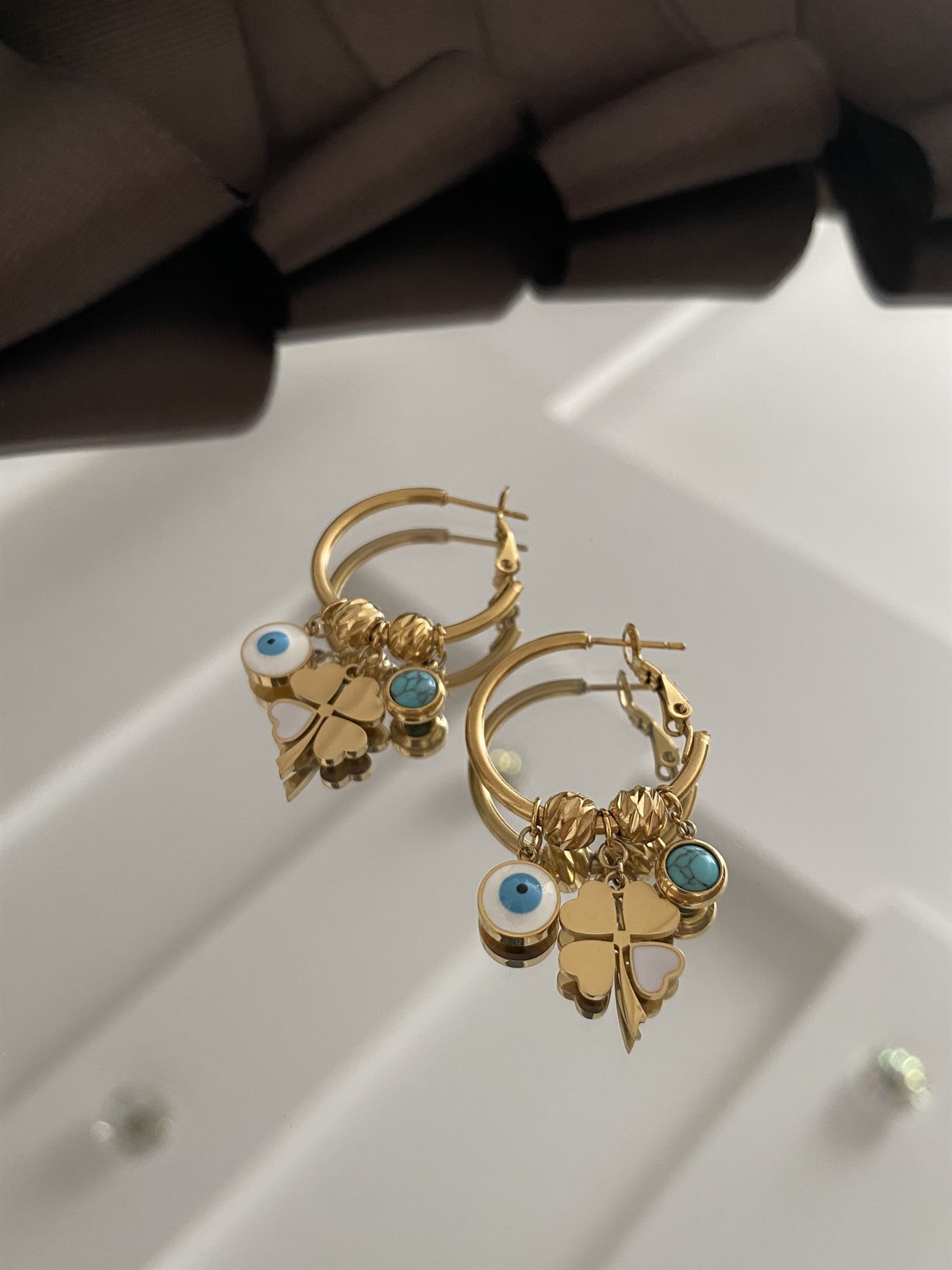 Charm Yonca Küpe