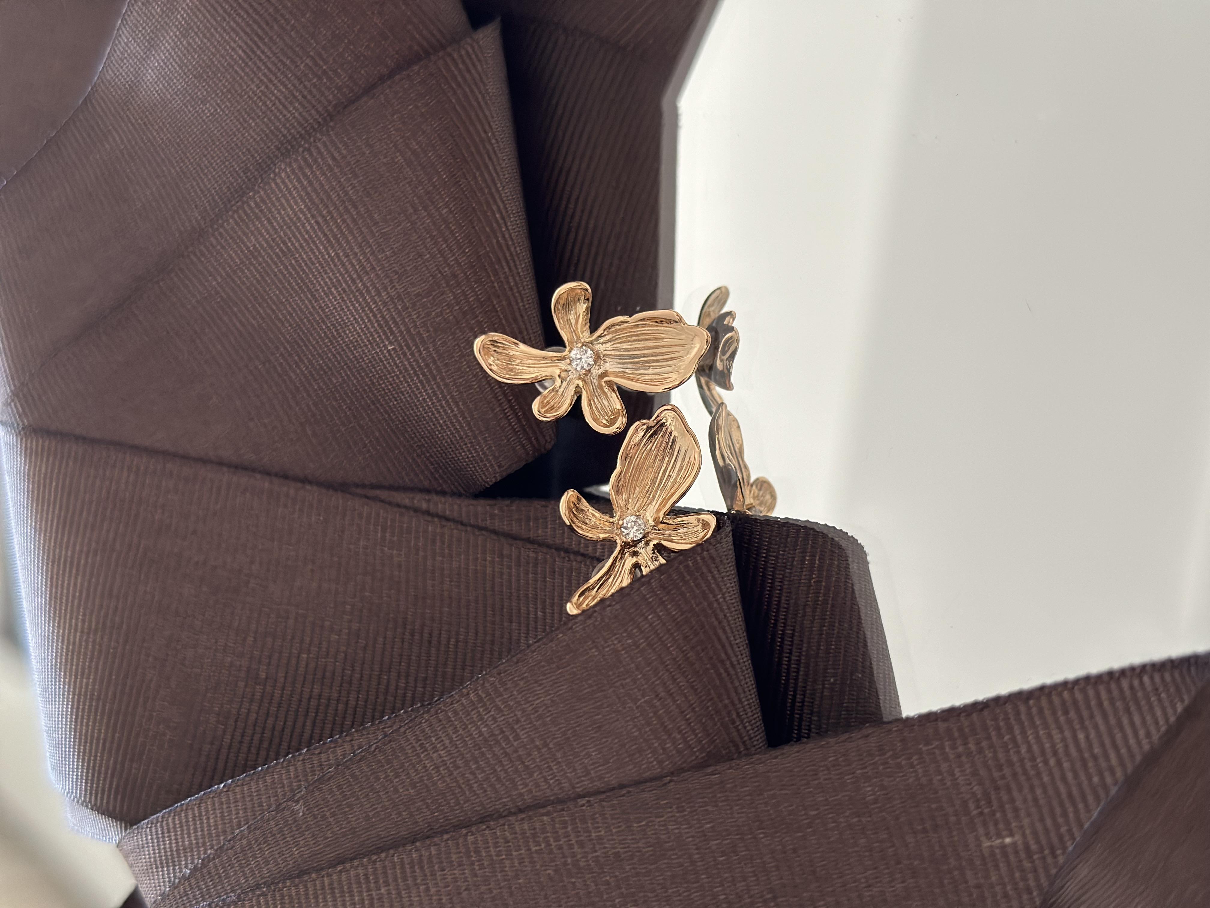Floral Çiçek Küpe