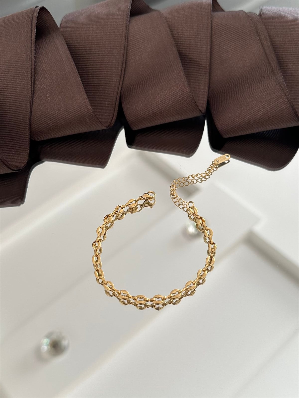 Minimal Düğme Model Bileklik