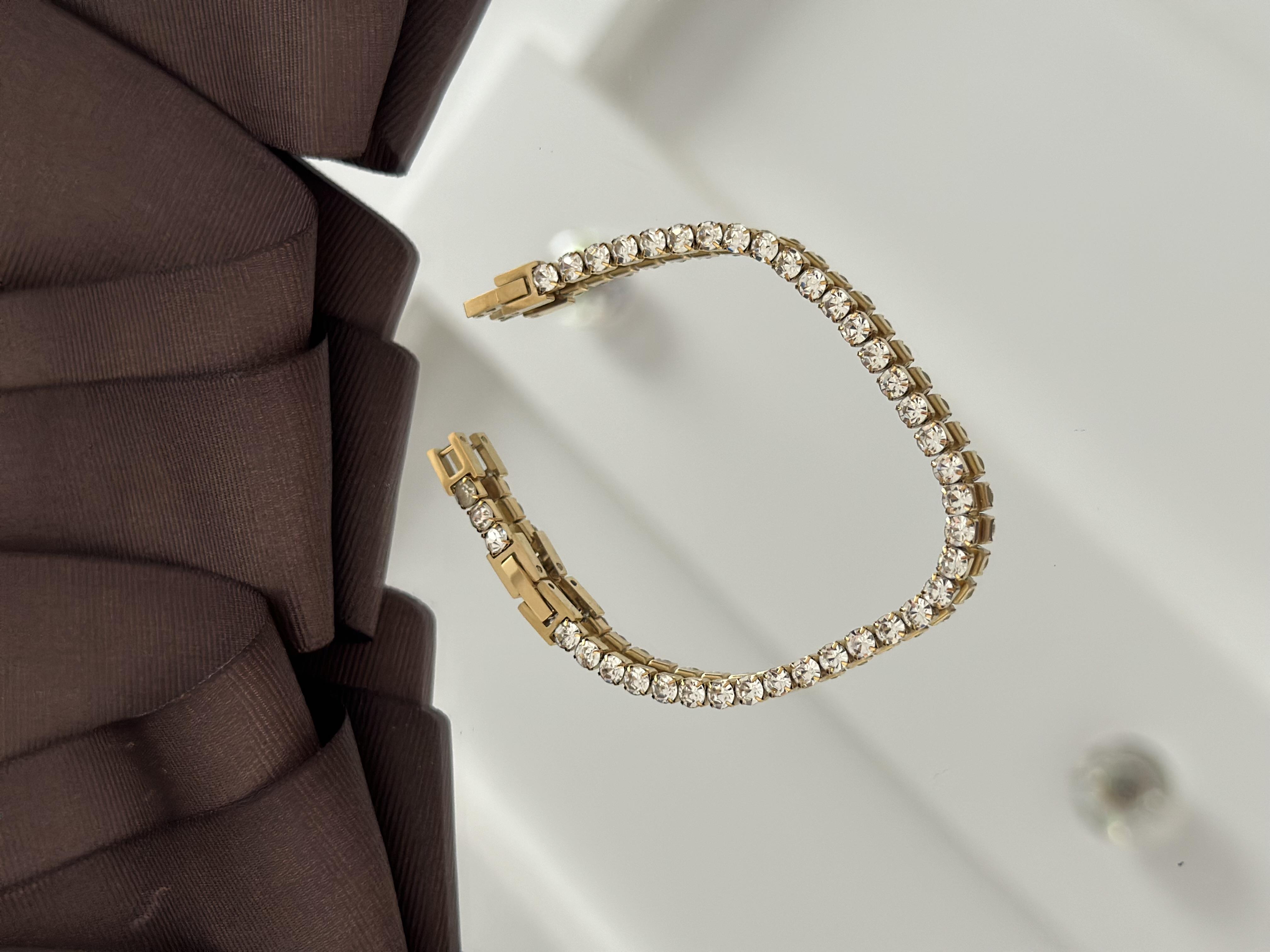 4mm Uzatmalı Suyolu Bileklik Gold