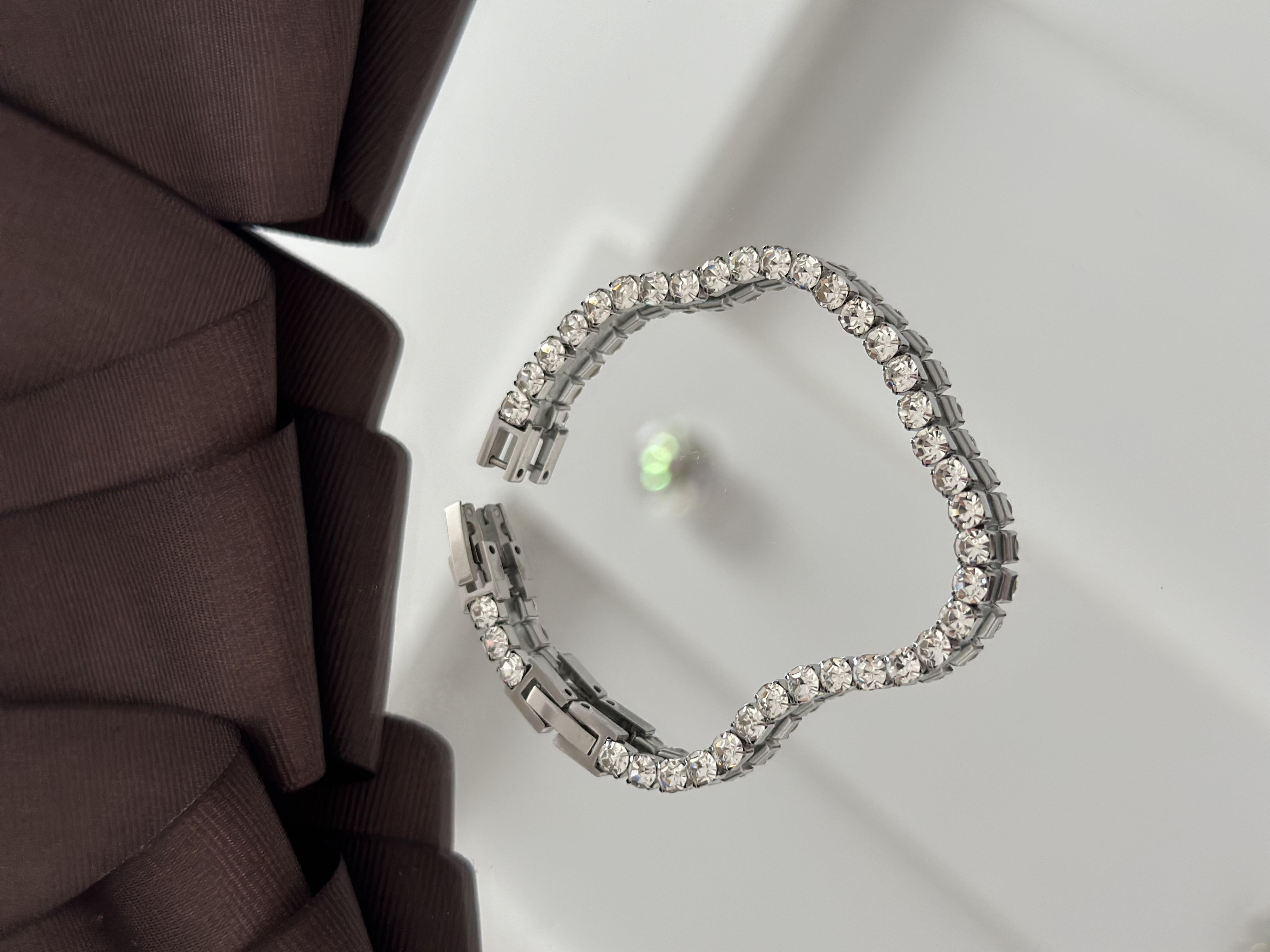 4mm Uzatmalı Suyolu Bileklik Silver