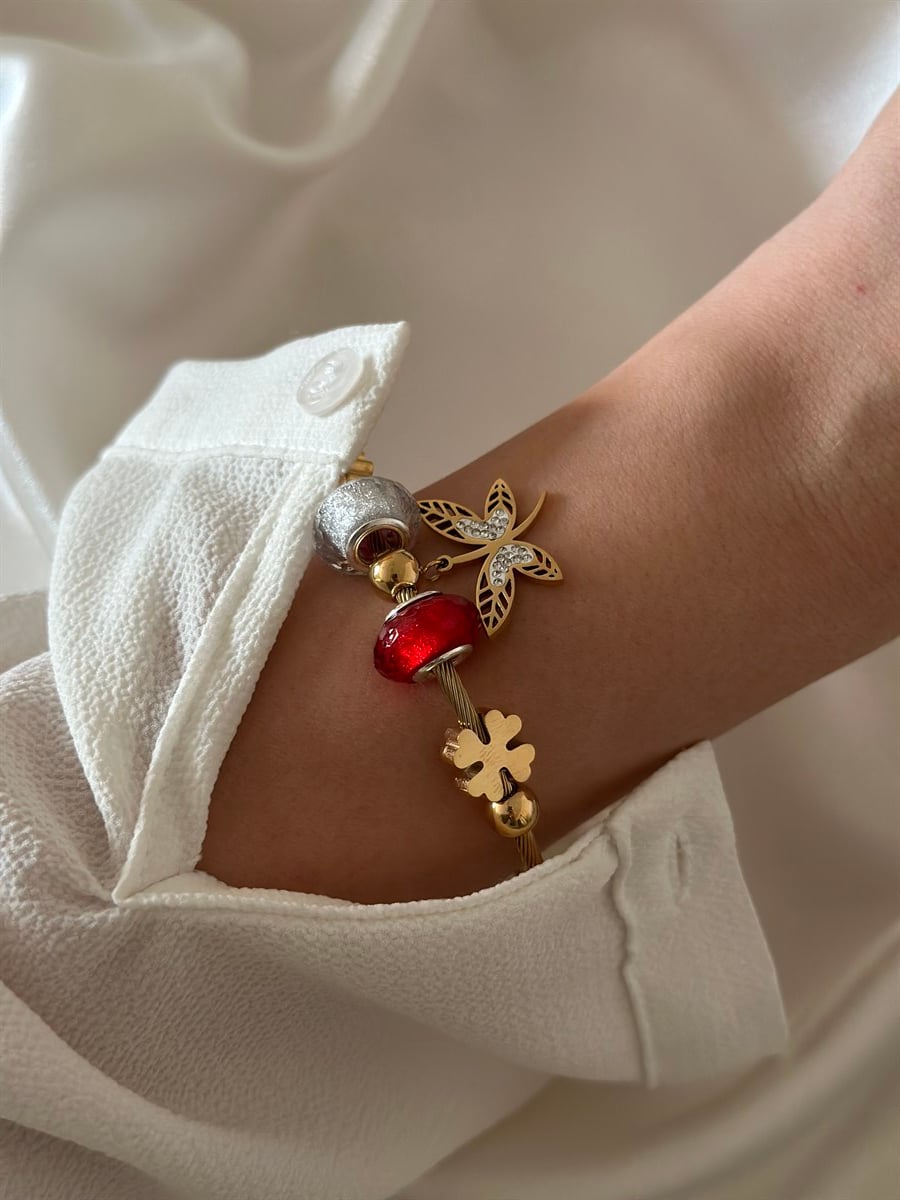 Kelebek Charm Marka Model Kelepçe
