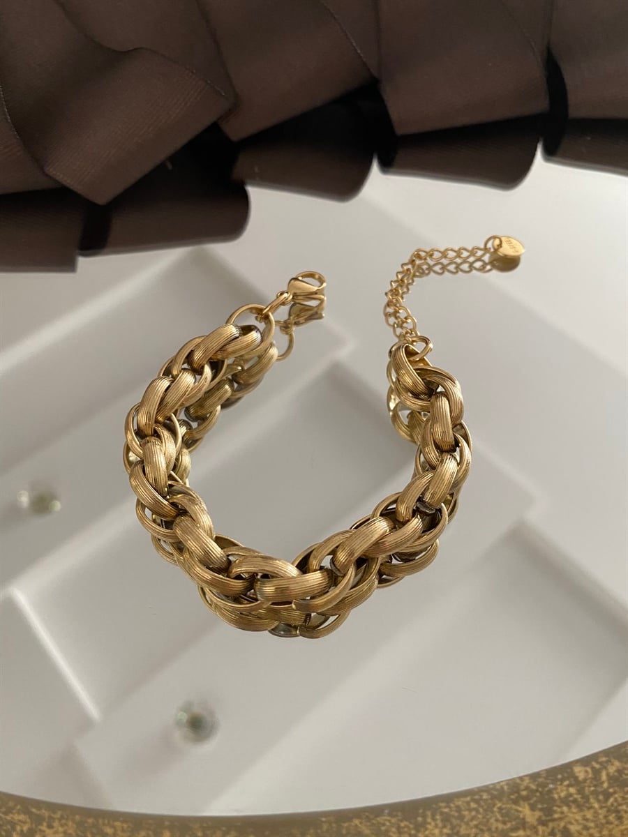 Maxi Halka Zincir Bileklik