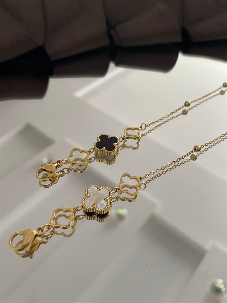 Sedefli Van Cleef Gözlük Zinciri