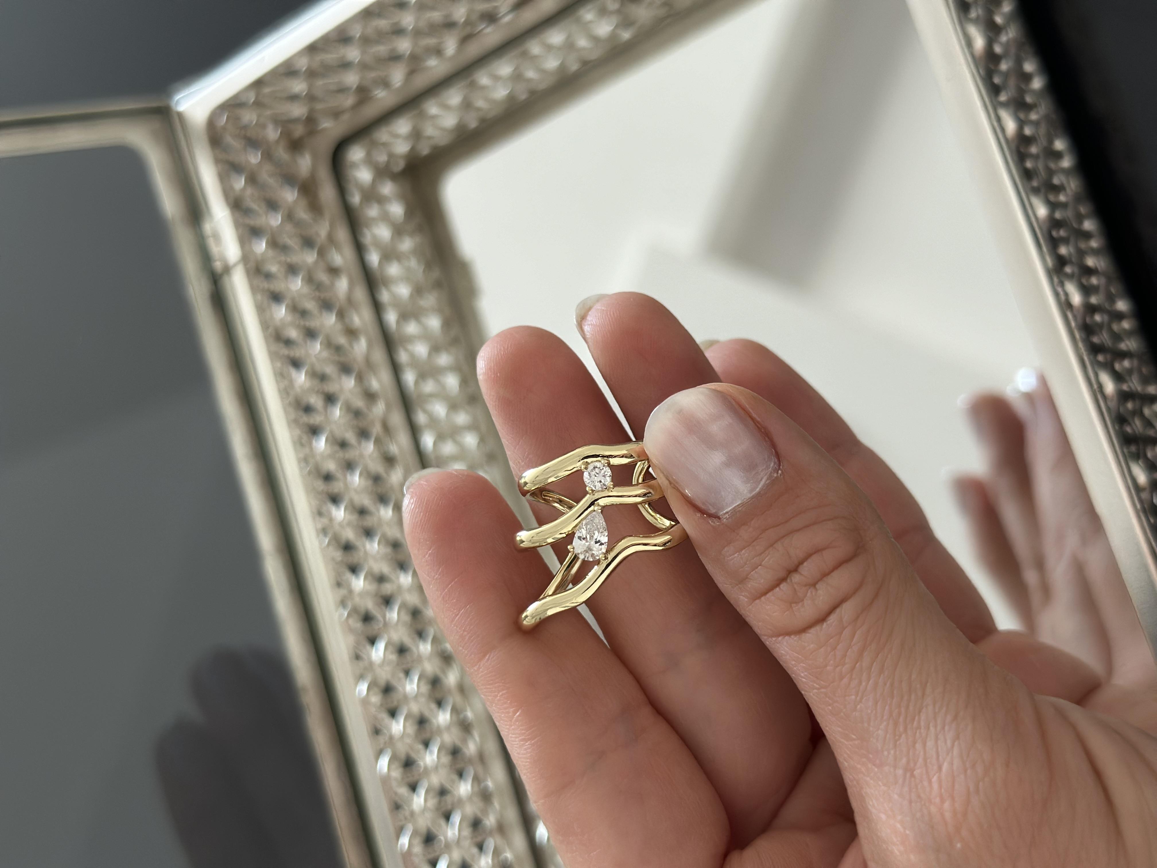 Taşlı Sarmal Earcuff Küpe