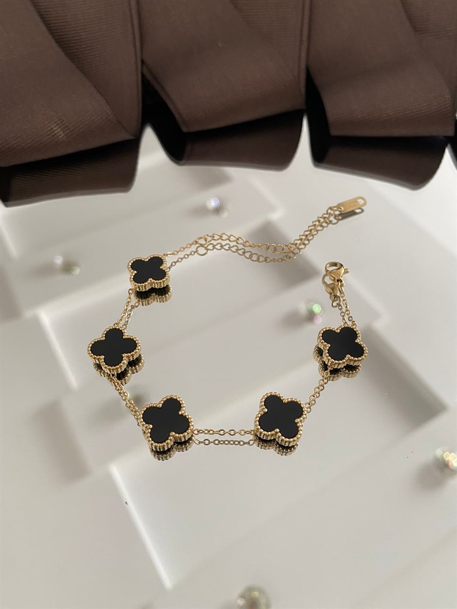Van Cleef Siyah Bileklik