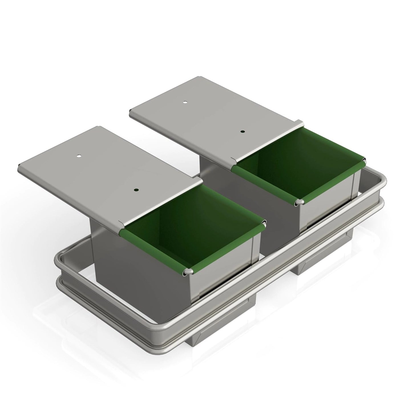 11x11x16 cm with Set Loaf Pan, Coated