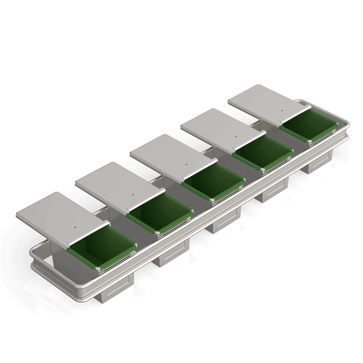 11x11x16 cm with Set Loaf Pan, Coated