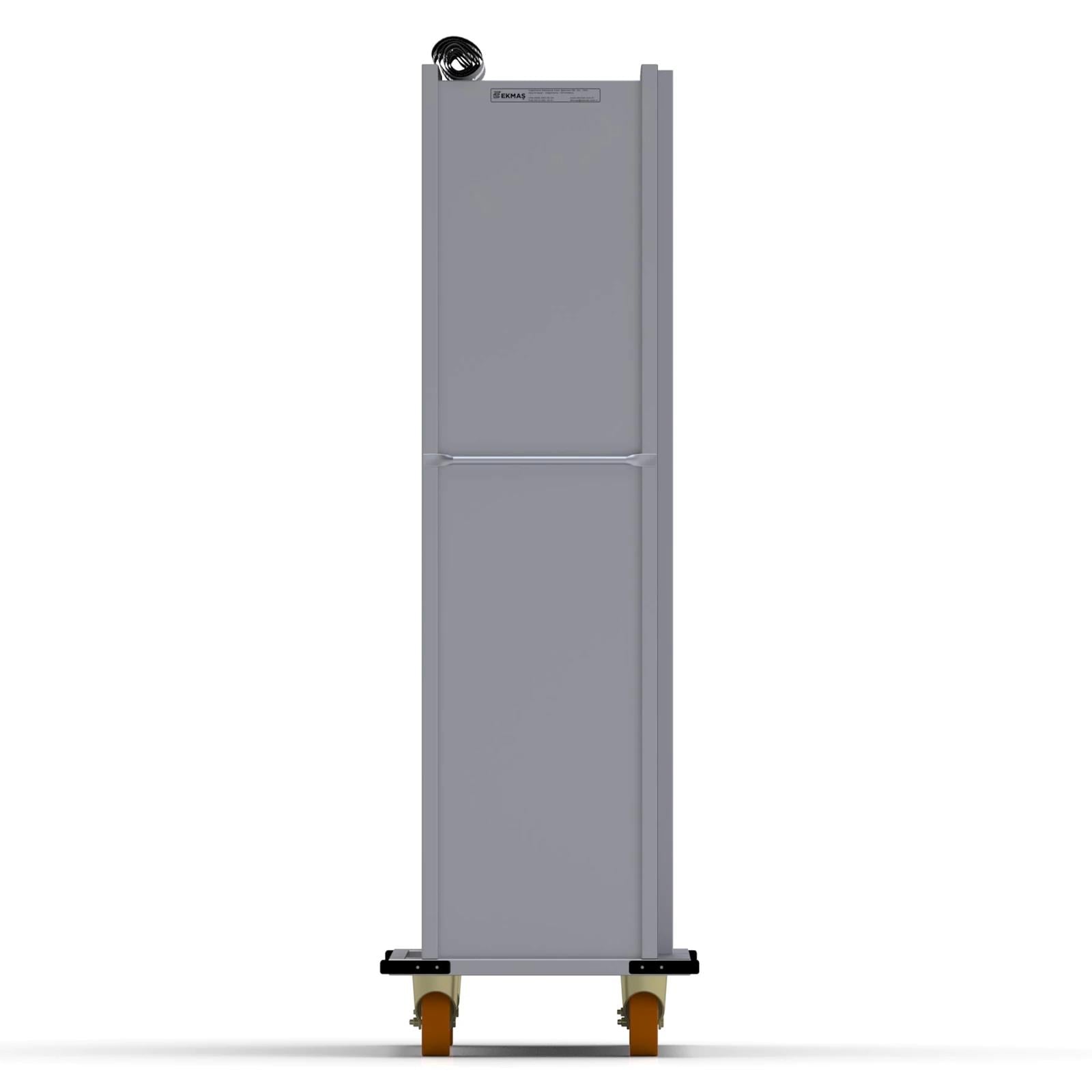 40x120 cm Covered Oven Loader Trolley with 13 Shelves for Wooden
