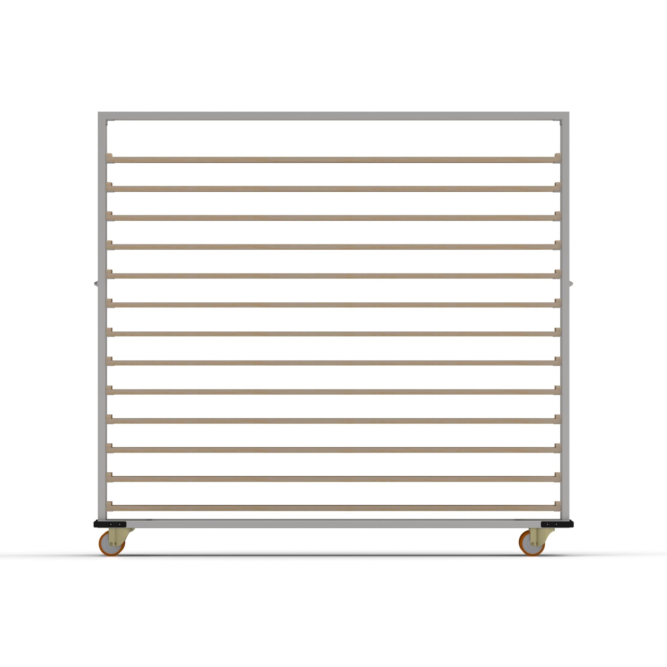 40x120 cm Moulds Trolley with 13 Shelves for Wooden