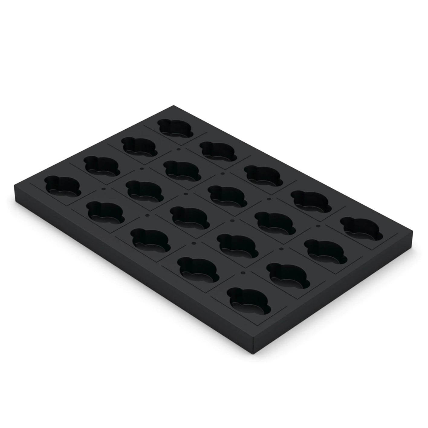 40x60 cm Sekiz Kek Tavası, Kaplamalı