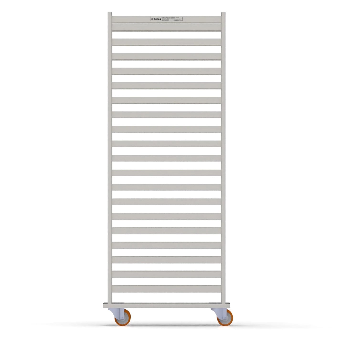 49x74 cm Tray Trolley  (inox)
